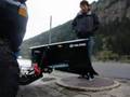Polaris Sportsman & Schneefräse Glacier II