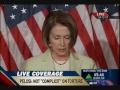 Nancy Pelosi Tripping Over Words At Press Conference