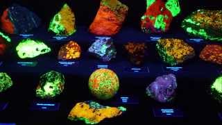 Virtual Tour of a Fluorescent Mineral Exhibit at a Show