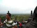 walking a round in the borobodur