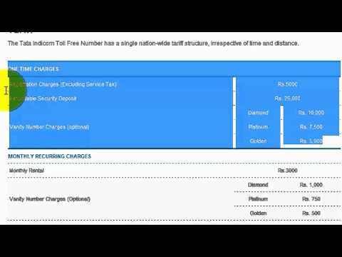 how to obtain toll free number in india