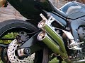 Yamaha FZ1 Campbell Custom Exhausts Sidewinder Cans at Idle Yamaha FZ1 Campbell Custom Exhausts Sidewinder Cans at Idle