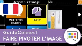 Apprendre GuideConnect: Scanner et appareil photo – Faire pivoter l’image