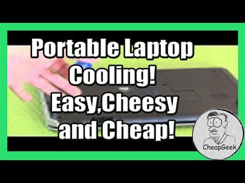 how to make cooling pad for laptop