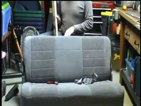 Installing headrests in bench seat of Ford Excursion
