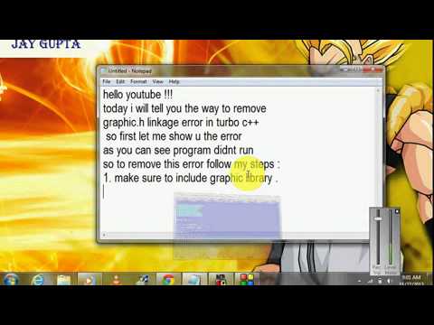 how to remove linker error in c