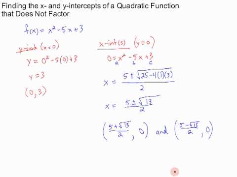 how to isolate y in a quadratic equation