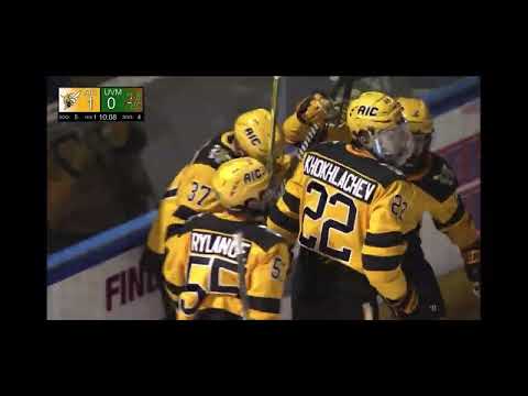 AIC Short Handed Goal Vs Vermont