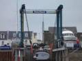 75 tonne boat hoist in action - Marine & General LTD
