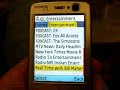 Mobile Phone Podcast Listening with N73 and Mobilcast