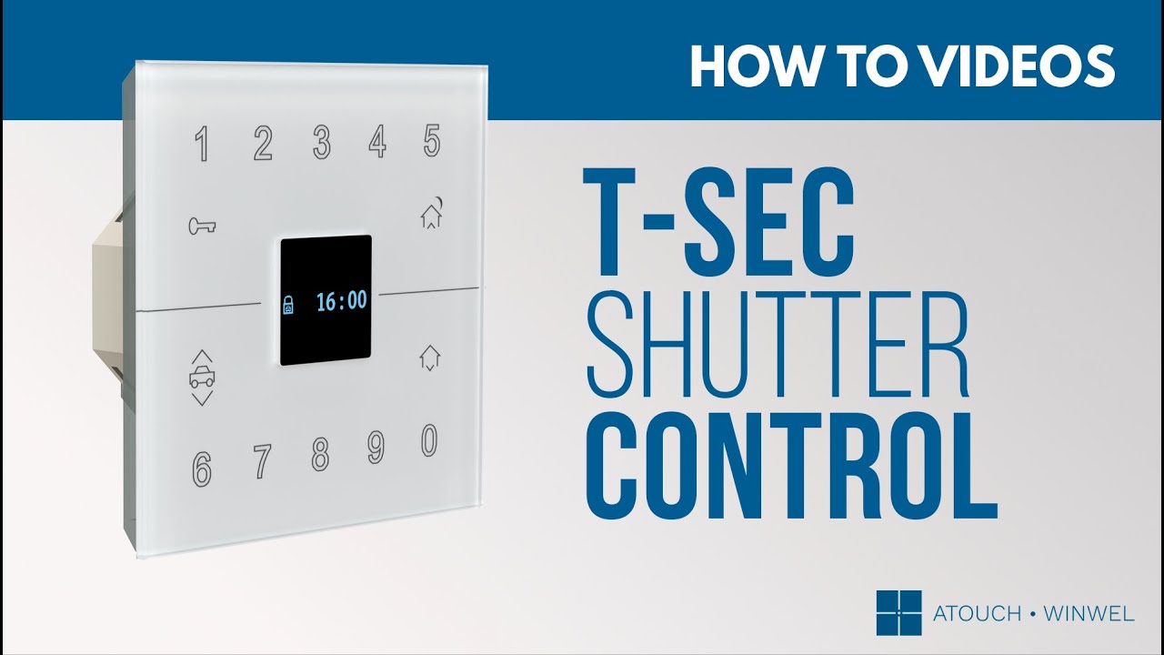 T-SEC - Como controlar estores