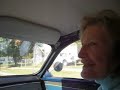 GERTIE'S BIRTHDAY RIDE IN VERNON'S SAAB