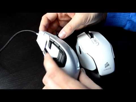 Video thumbnail Vergelijking Corsair M95 en M65 gaming muizen