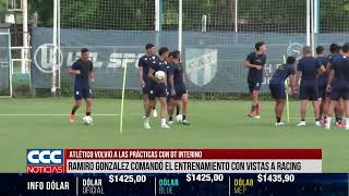 ATLÉTICO VOLVIÓ A LAS PRÁCTICAS CON DT INTERINO