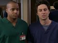 Dr. Cox yells at JD and Turk