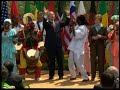 President Bush Shakin his Groove Thang