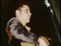 elvis presley, buddy holly, carl perkins & johnny cash (behind stage 1955)