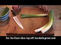 Springing a leek? Check out Rachel's super clever leek cleaning and cooking tips... Keep your leeks in the fridge. To clean your leek, slice it lengthways from the beginning of the light green bit down to the dark green end. Rinse under the tap with the dark green bit facing down. Fan it open, so the dirt runs out. You can eat the dark green ends -- they just need cooking a little longer. They're also super in stock.