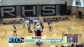 Rochester High School Volleyball vs Peru
