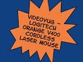 VideoYug - Logitech V400 Orange Cordless Laser Mouse
