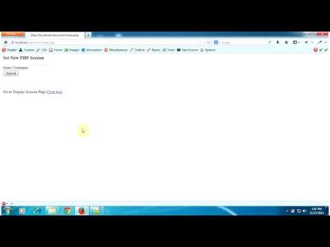how to define session variable in php