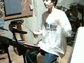 Me On The Rock band drum set playing to amille