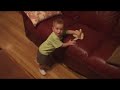 Jackson chasing daddy