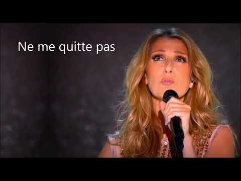 Ne me quitte pas ( cover ) letra# Celine Dion