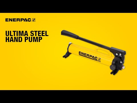 how to bleed enerpac hand pump