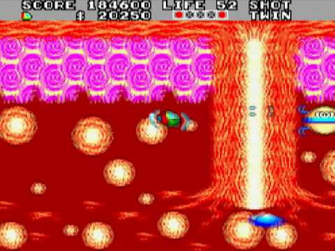 [SE]Fantasy Zone II Playthrough on HARDEST 1/2