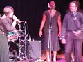 footage of the live cd recording.  lejuene thompson and algeron singing 
