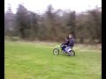 me riding a midi moto for the first time (ty mitch)
