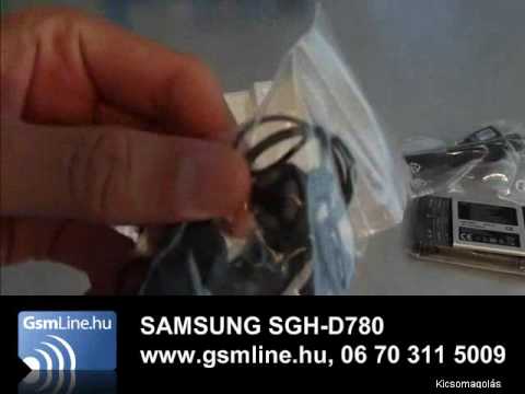 Samsung D780 DUAL SIM teszt vide�