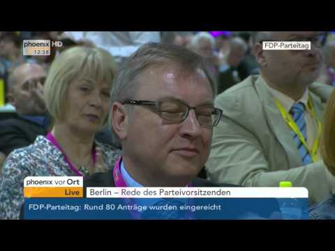 Christian Lindner / FDP: FDP-Parteitag - Rede des Parteivorsitzenden Christian Lindner am 23.04.2016