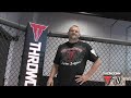 Chuck Liddell Clowning Around at the Throwdown Photo Shoot