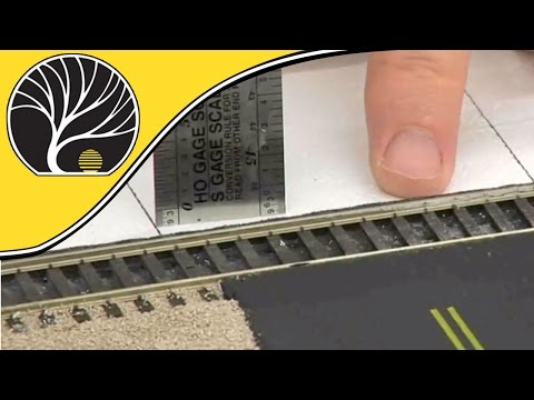 how to make n gauge roads
