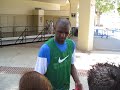 patrick vieira inter milan player at ucla in los angeles training camp for their america tour 2009