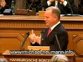 Reaktion auf schwarz-gr�ne Regierung in Hamburg