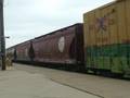 BNSF #8210 Leads Manifest East, Downers Grove, IL