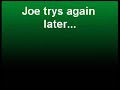 Joe Tries To Make A Basket