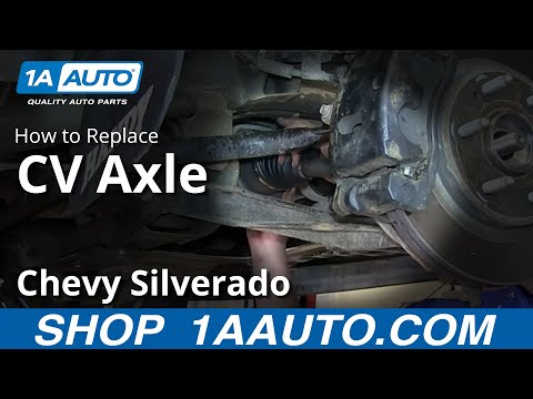 How To Install Replace Front Axle CV Joints 2007-13 Chevy Silverado GMC Sierra 1500
