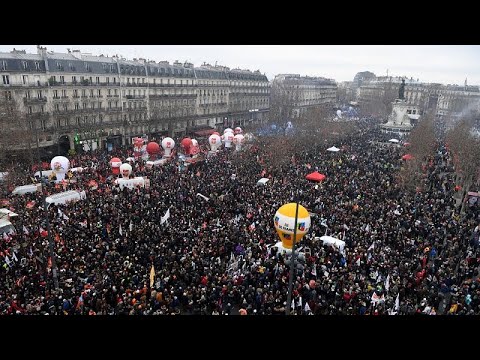 Frankreich: Groprotest gegen Rentenreform in Frank ...