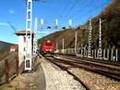 Las 333 de Acciona saliendo de Pajares