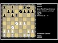 Great Chess Games -- Lasker v Capablanca 1