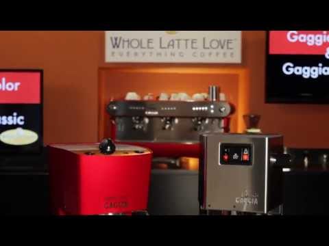 Machine Comparison: Gaggia Classic vs Gaggia Color Semi Automatic Espresso Machine