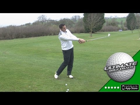 Golf Drill to help release the golf club better