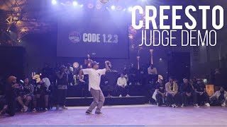 Creesto – BATTLE GS Code 1.2.3 Judge Demo