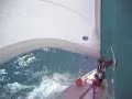sailing in the Sea of Abaco, Bahamas