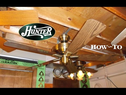 How To: Install Hunter Infiniti Ceiling Fan