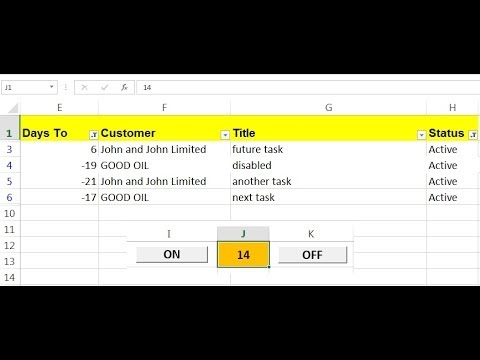 how to define filter in excel